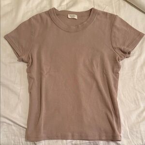 Women's Beige T-Shirt